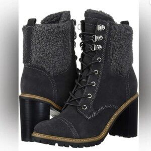 Nine West | Phaedra Lace Up Combat Boot Chunky Heel Size 7.5